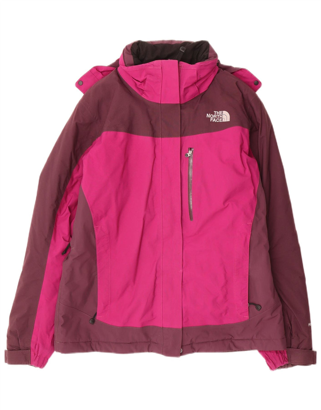 The North Face Dame Windbreaker Jacket UK 14 Medium Pink Colourblock