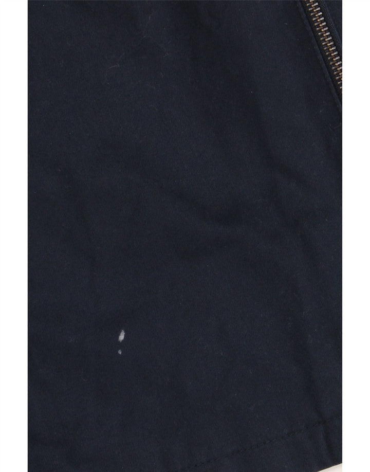 Marks & Spencer Herre Autograph Bomber Jacket UK 42 XL Navy Blue Cotton