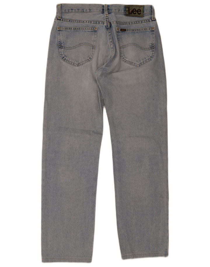 Lee Straight Jeans til mænd W33 L34 blå bomuld