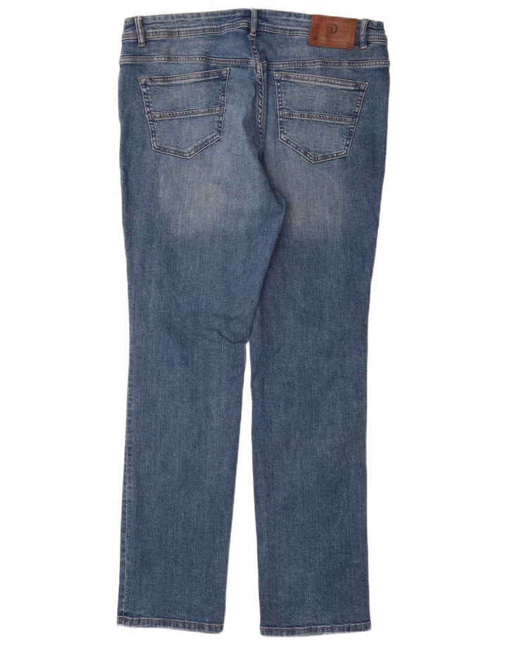 Dacks Herre Regular Fit Straight Jeans IT 52 XL W36 L33 Blå
