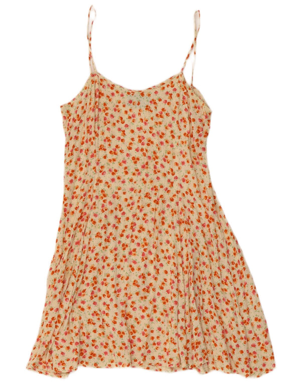 Onyx Solkjole til kvinder UK 4 XS Beige Floral