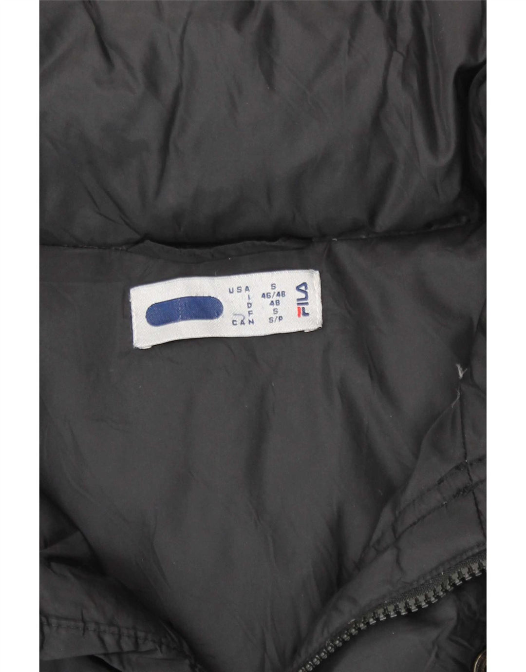 Fila Herre Polstret Jakke IT 46/48 Medium Sort
