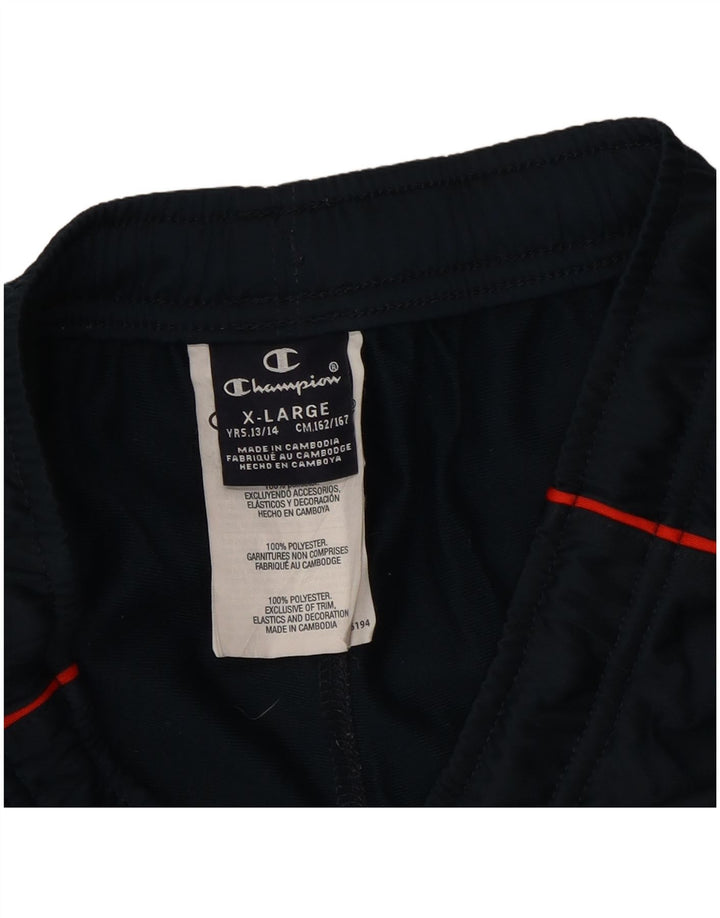 Champion drenge træningsdragt bukser jogger 13-14 år XL marineblå polyester