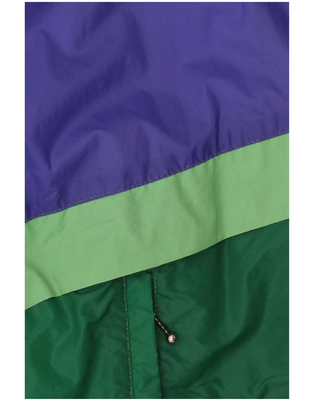 K-WAY Herre Windbreaker Jacket UK 38 Medium Lilla Colourblock Polyamid