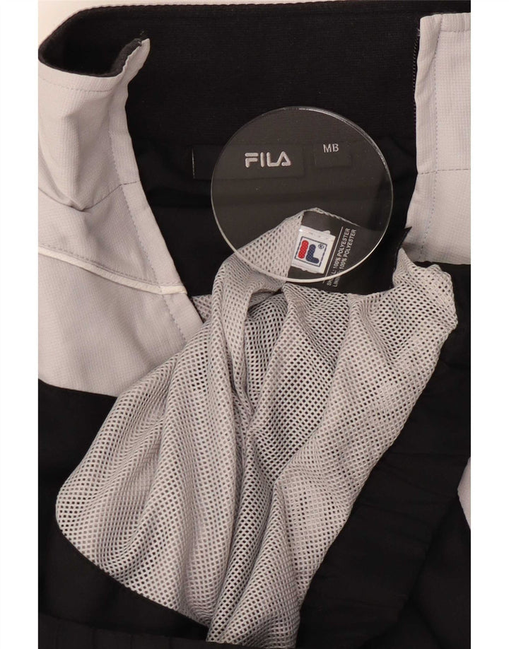 Fila Boys Grafisk træningsdragt Topjakke 11-12 år Medium Sort Colourblock