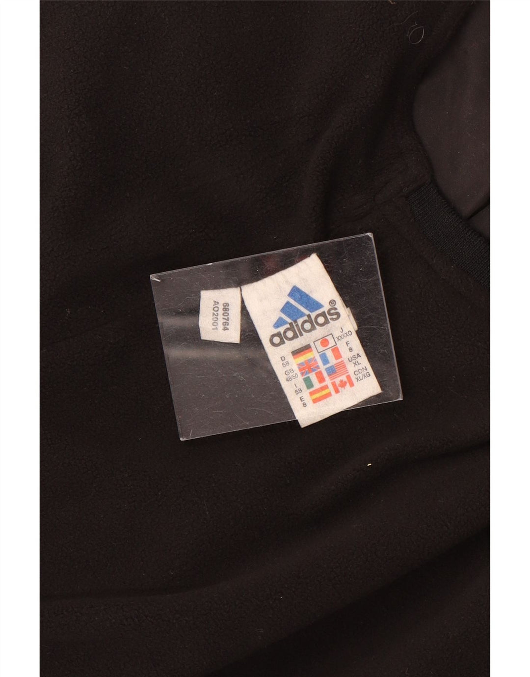 ADIDAS Herre Climashell Ærmeløs Pullover træningsdragt Top UK 48/50 XL Sort