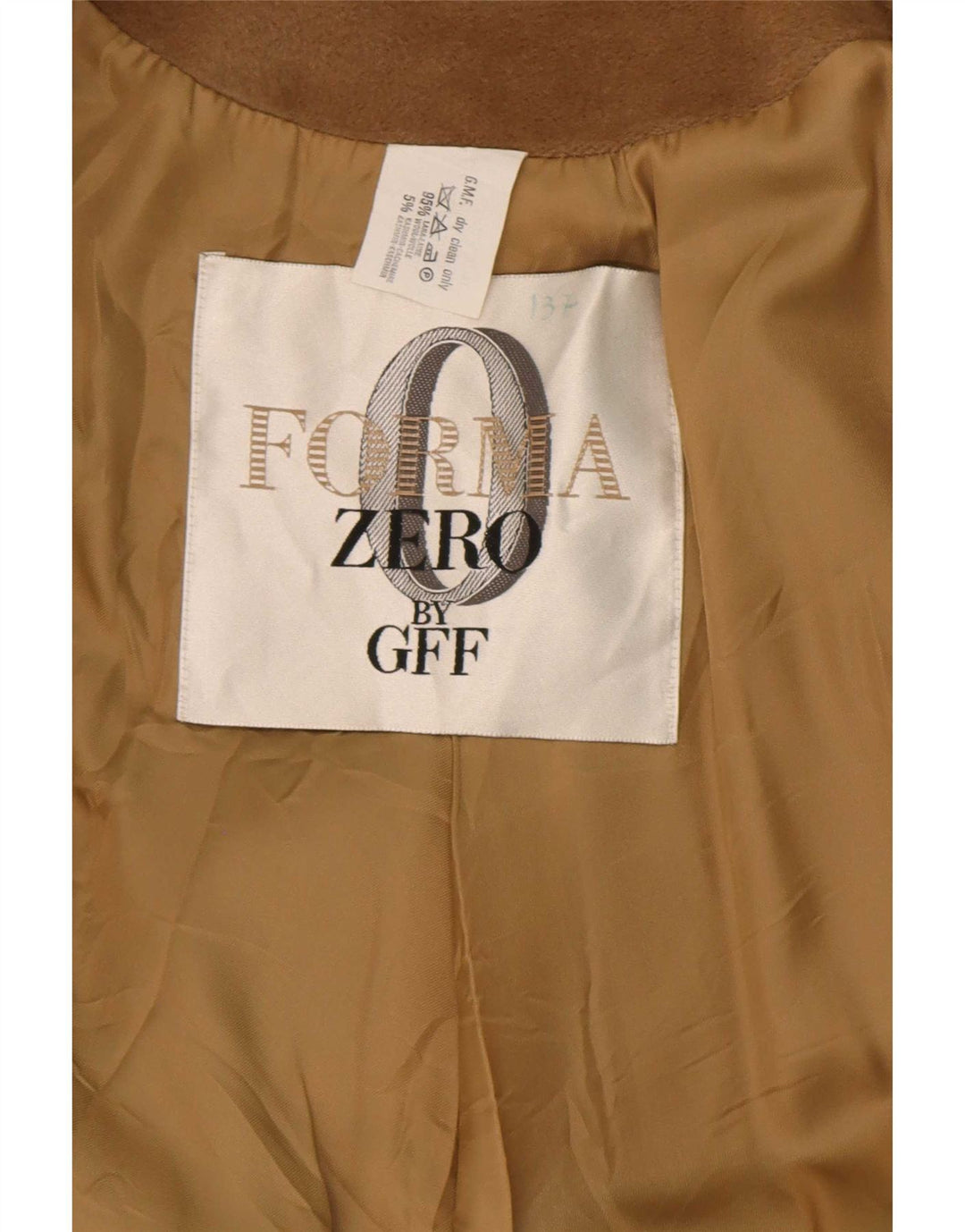 Gianfranco Ferre Dame 3/4 ærmet overfrakke UK 18 XL Brun Uld