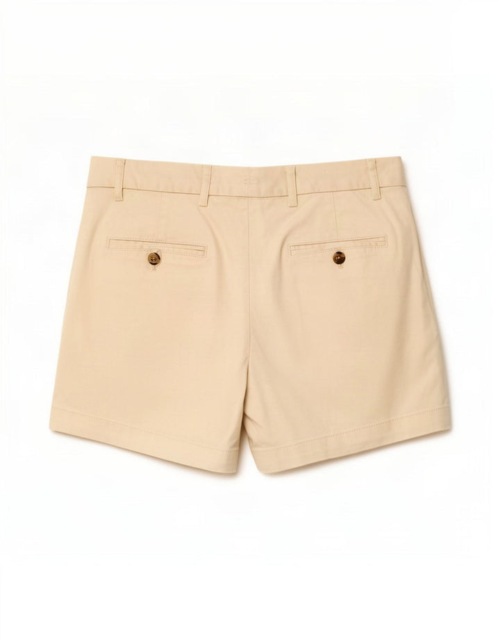 Zara Chino Shorts til kvinder EU 38 Small W28 White