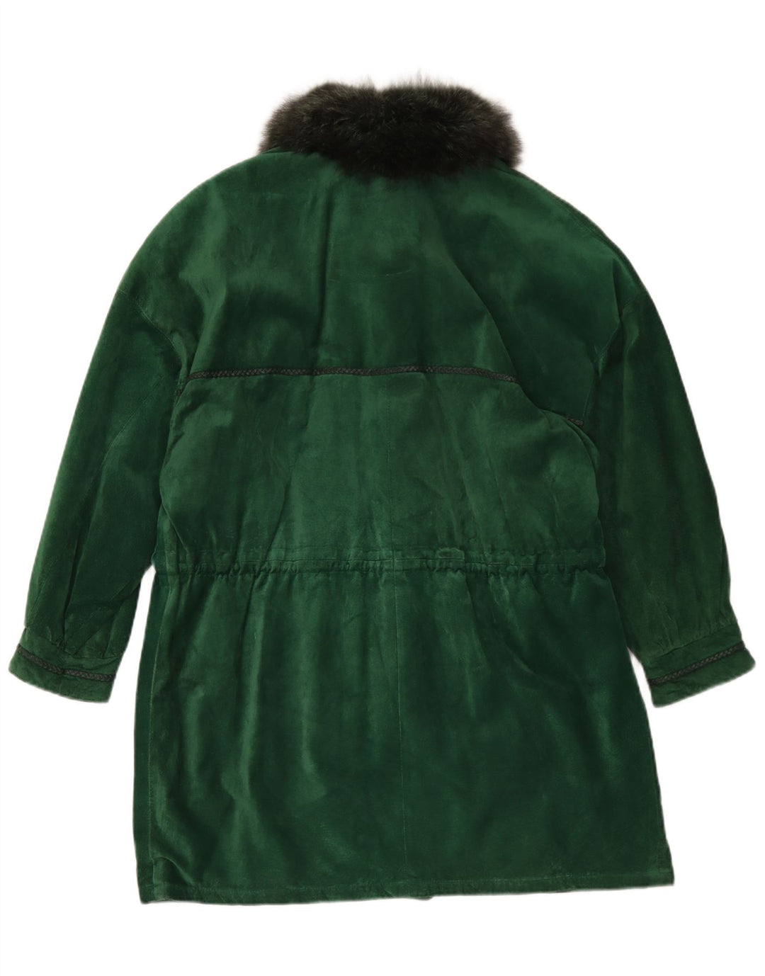 Vinci Dame Oversized Ruskind Overfrakke UK 18 XL Grøn