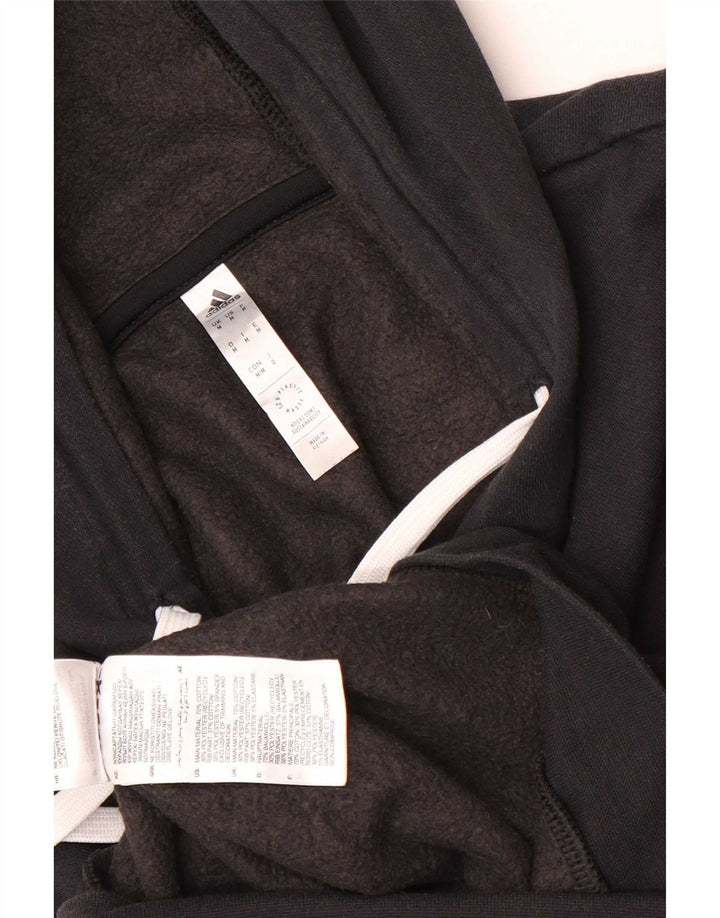 Adidas Herre hættetrøje Jumper Medium Sort Bomuld