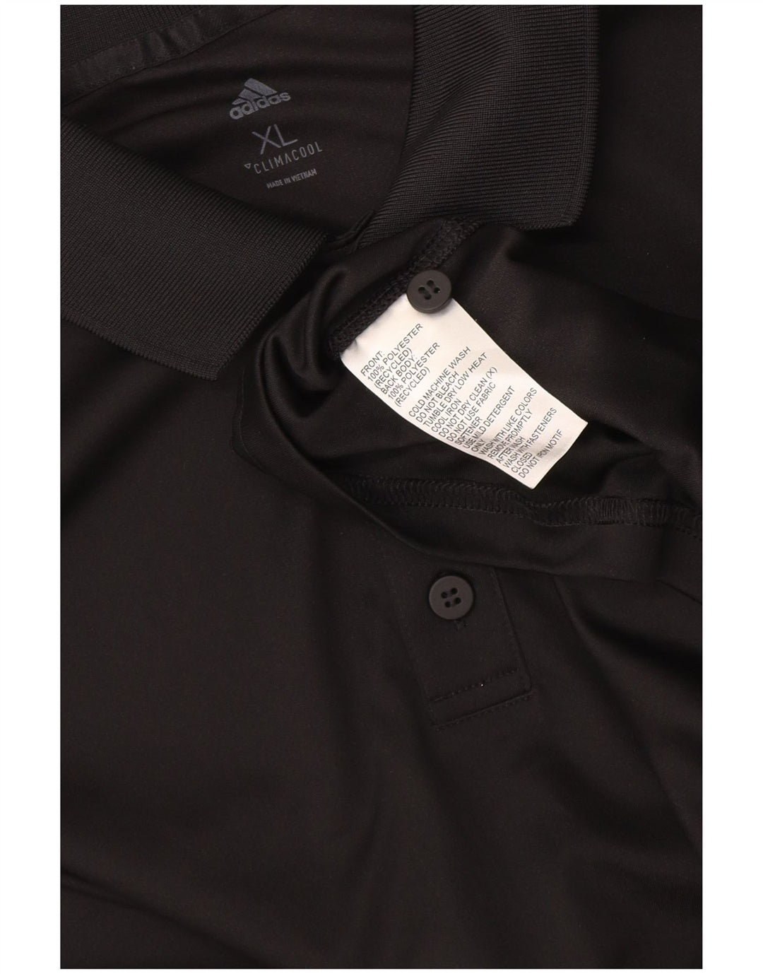 Adidas Herre Climacool Polo Shirt XL Sort Polyester
