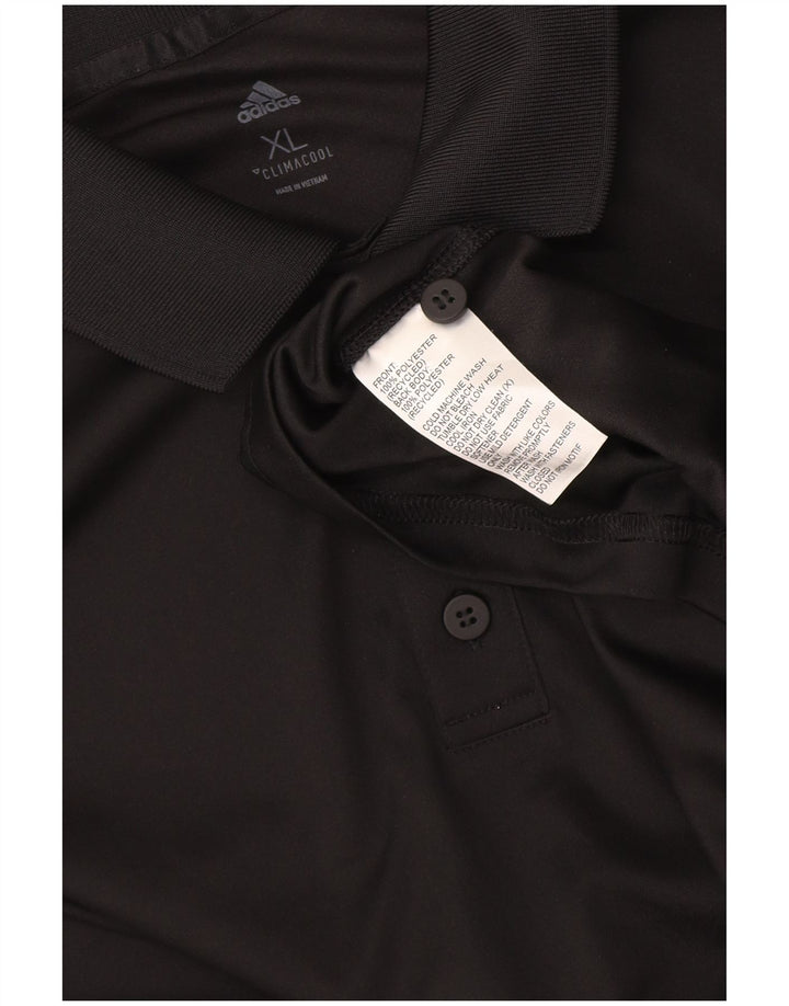 Adidas Herre Climacool Polo Shirt XL Sort Polyester