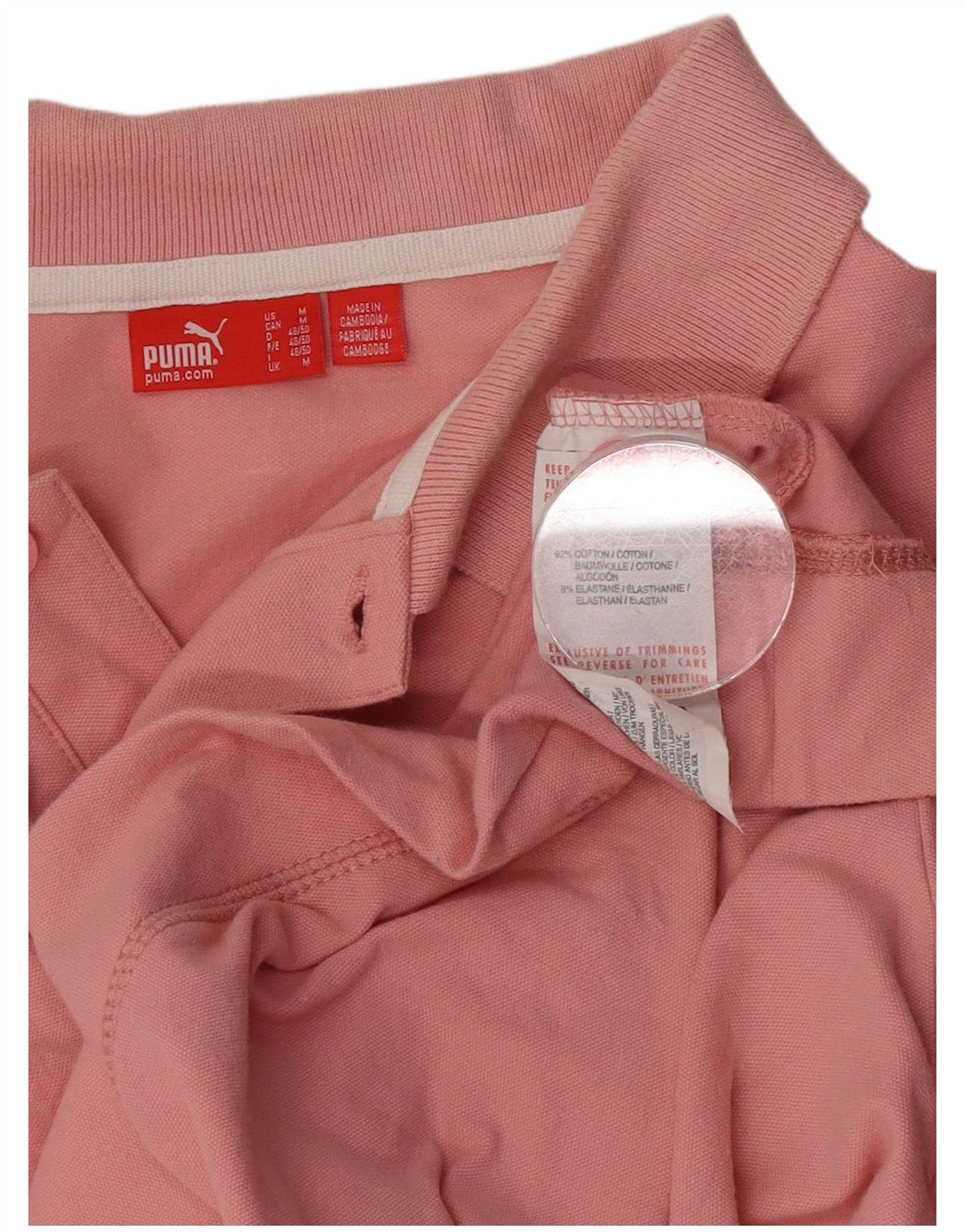 Puma Herre poloshirt Medium Pink Bomuld