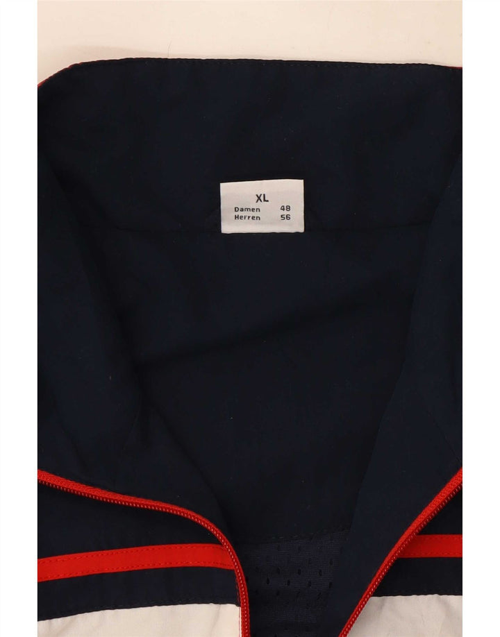 Shamp Herre træningsdragt Topjakke XL Rød Colourblock Polyester