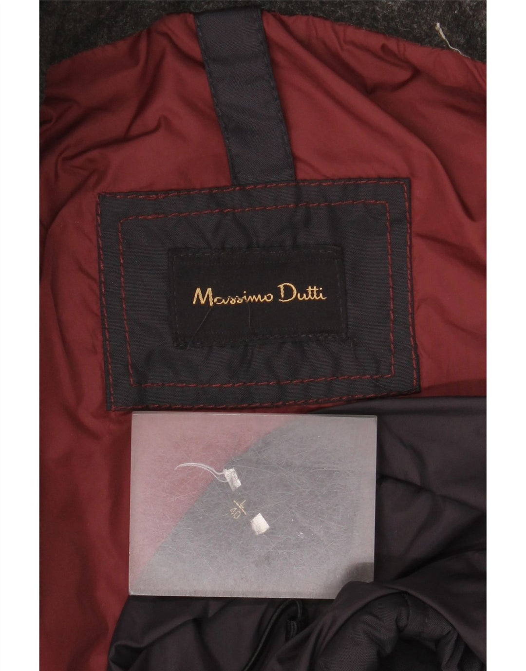 Massimo Dutti Herre Polstret Jakke UK 40 Large Sort