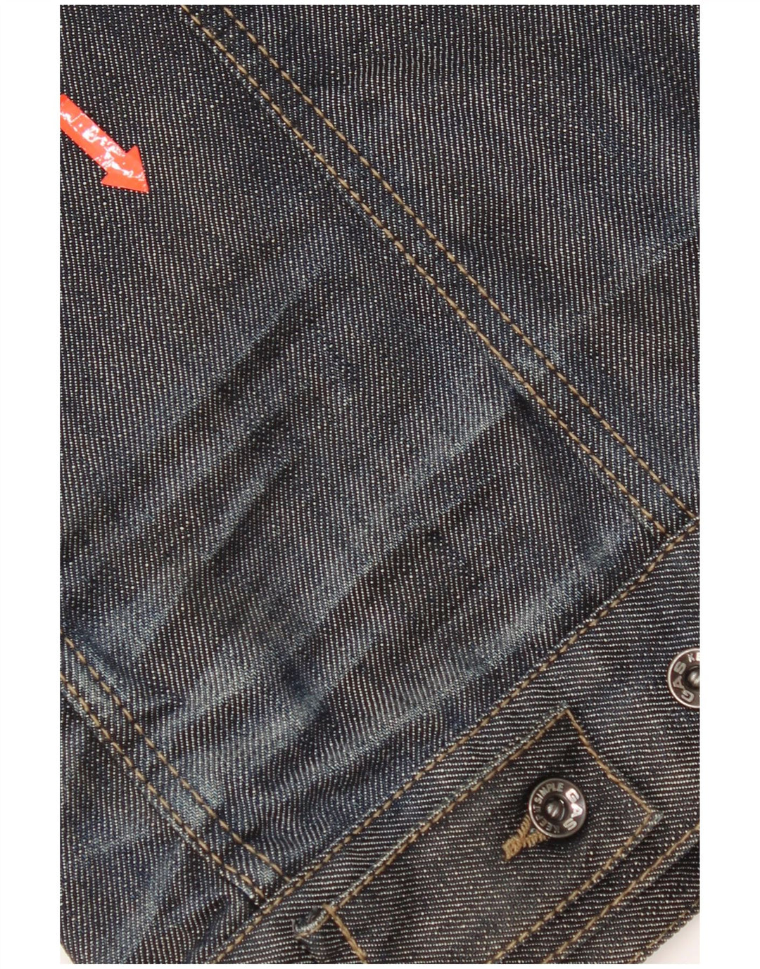 Gas Dame denimjakke UK 18 XL Marineblå Bomuld