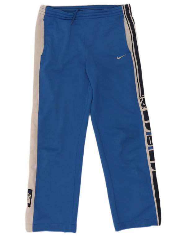NIKE Grafiske træningsdragtbukser til drenge 10-11 år Medium Blue Colourblock