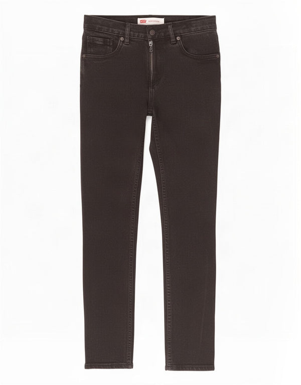 Levi's Boys 510 Skinny Jeans 15-16 år W28 L30 sort bomuld