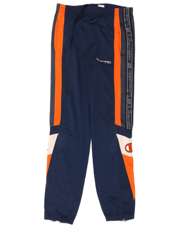 Champion Boys Grafisk træningsdragt bukser 13-14 år Navy Blue Colourblock