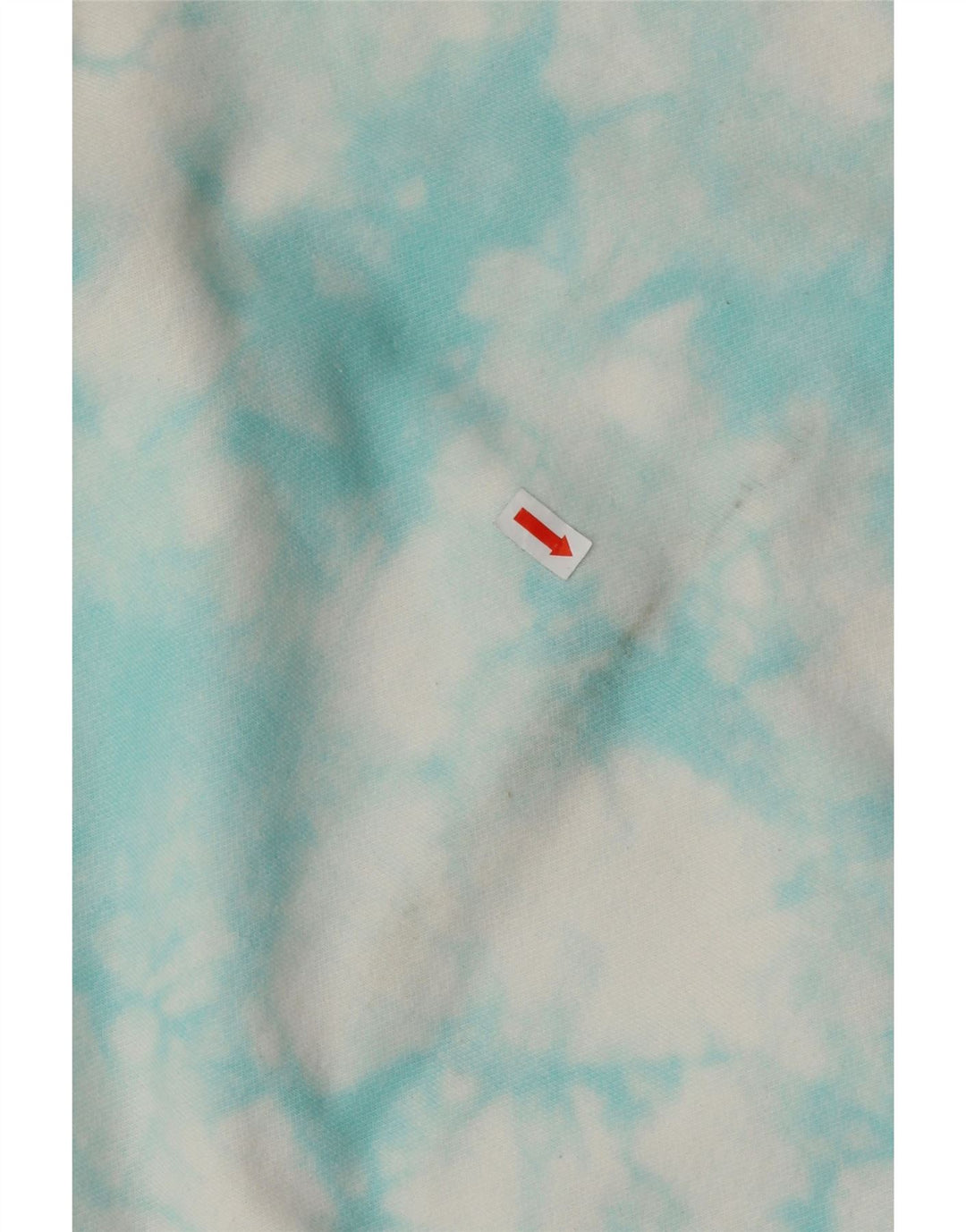 CHAMPION Dame Oversized hættetrøje Jumper UK 10 Small Blue Tie Dye Bomuld