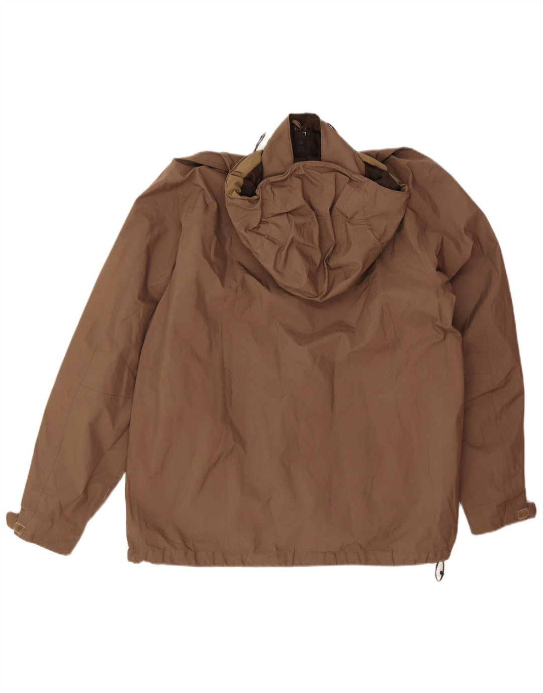 The North Face Regnjakke med hætte til mænd UK 40 Stor brun polyester