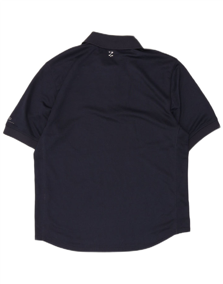 Izod Polo skjorte til mænd, lille marineblå polyester