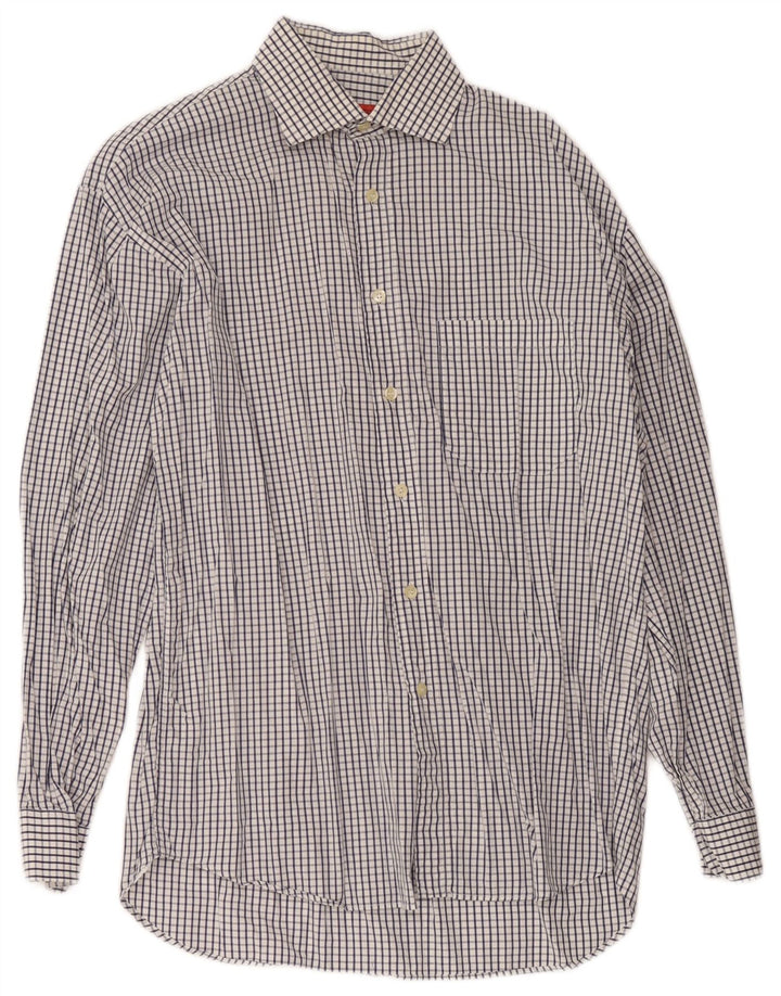 Ungaro Herreskjorte Str. 39 15 1/2 Medium Hvid Ternet
