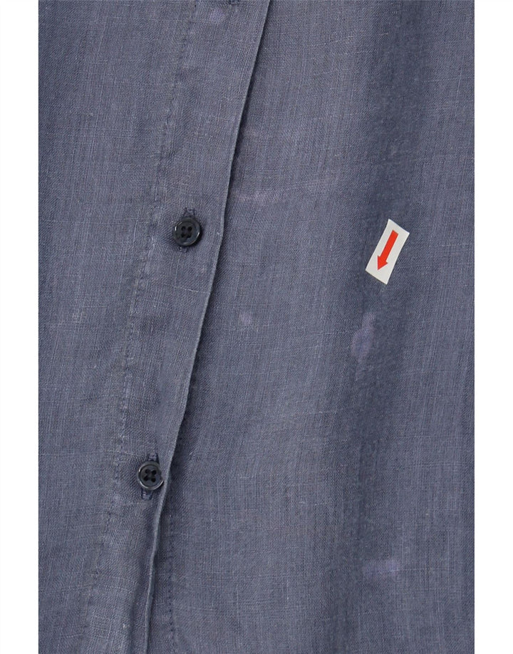 DACK'S Womens Shirt Medium Navy Blue Vintage Dack's and Second-Hand Dack's from Messina Hembry 