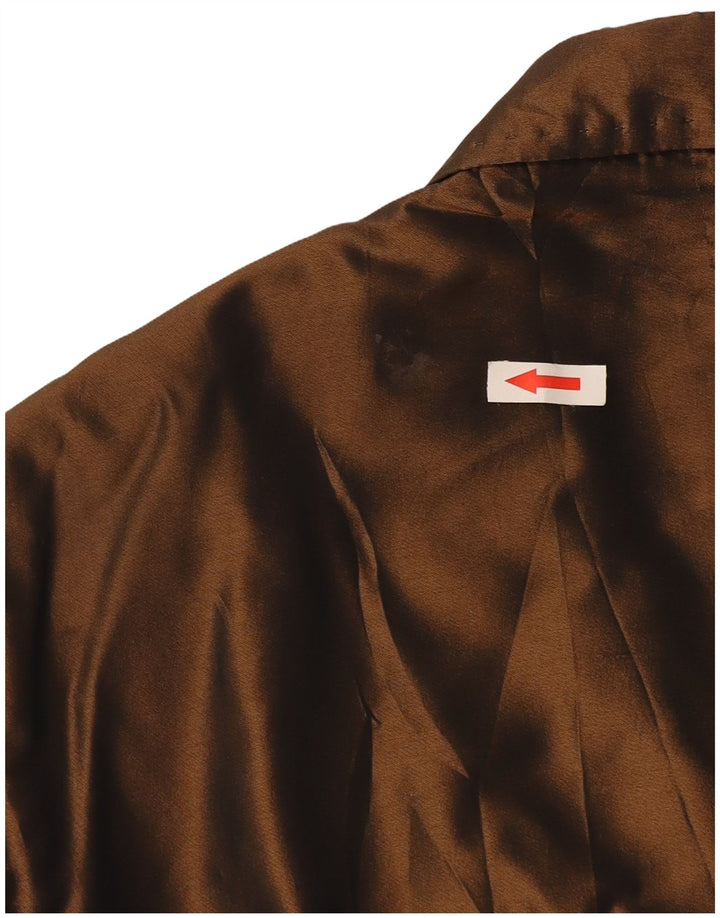 Dolce & Gabbana Herre 2-knaps blazerjakke IT 50 Stor brun polyester