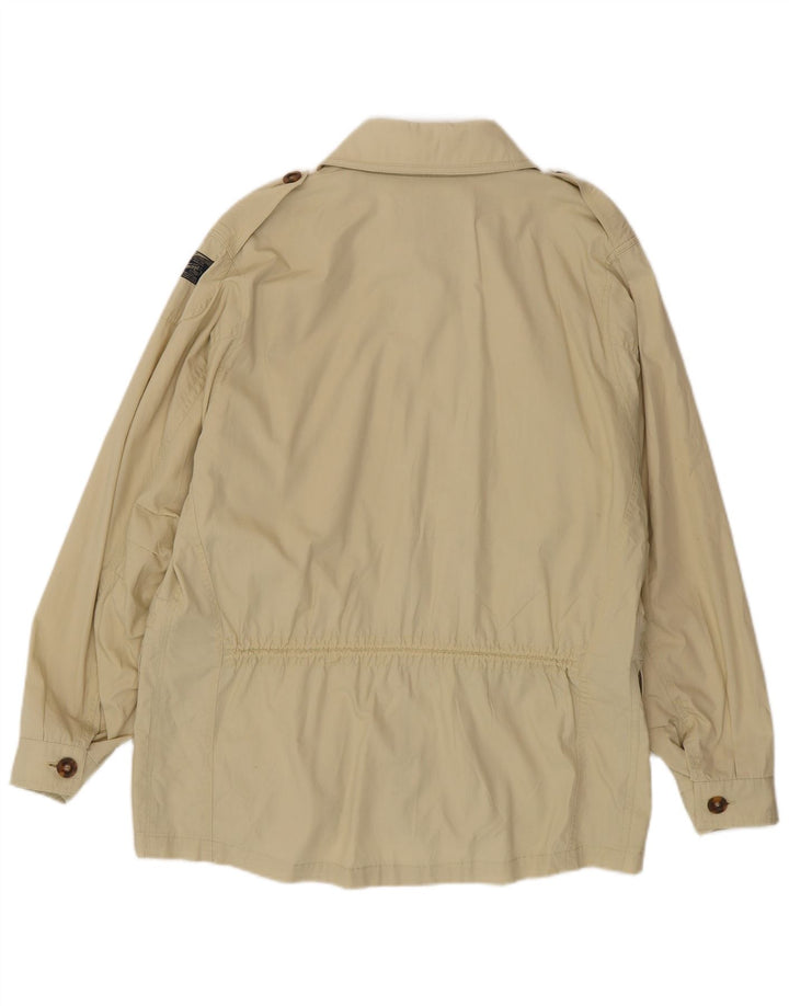 Vintage Herre Military Jacket UK 38 Medium Beige