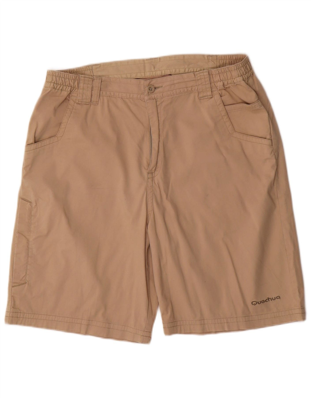 Decathlon Herre Quechua Cargo Shorts W34 Stor Beige Bomuld