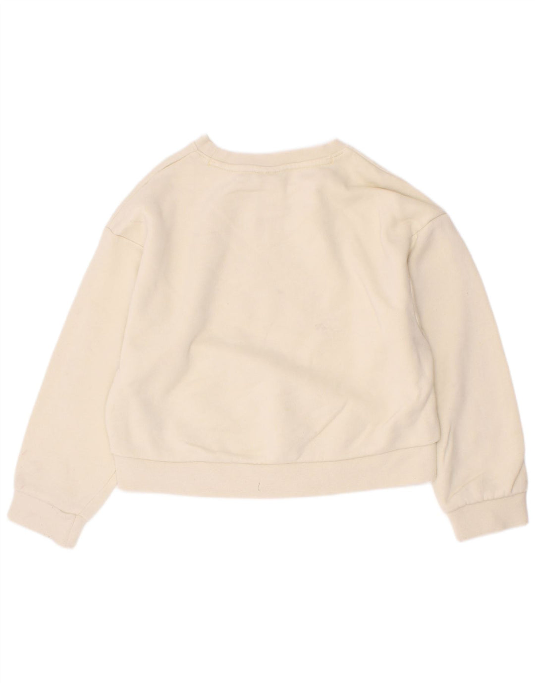 Nike Girls Graphic Sweatshirt Jumper 5-6 år Medium Beige Bomuld