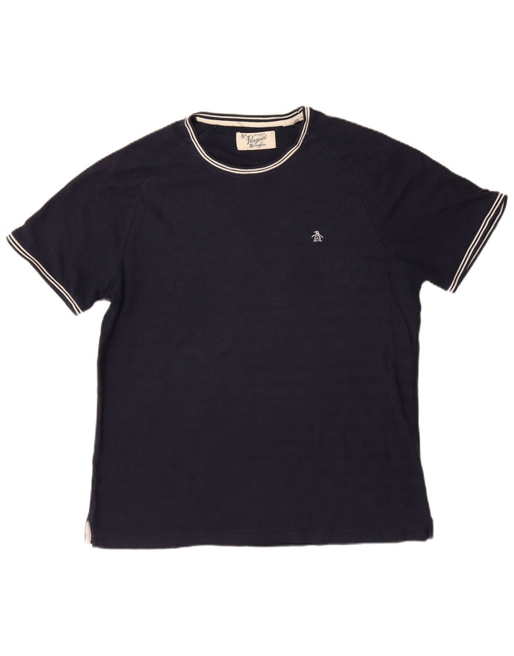 Penguin Herre T-Shirt Top XL Marineblå