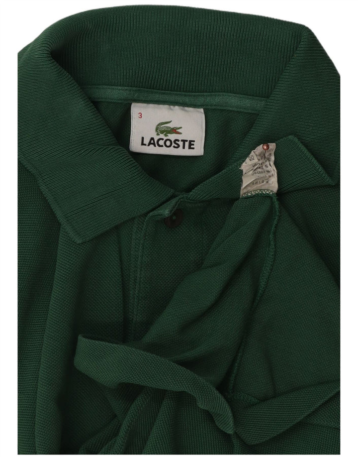 Lacoste herre poloshirt størrelse 3 Lille grøn bomuld