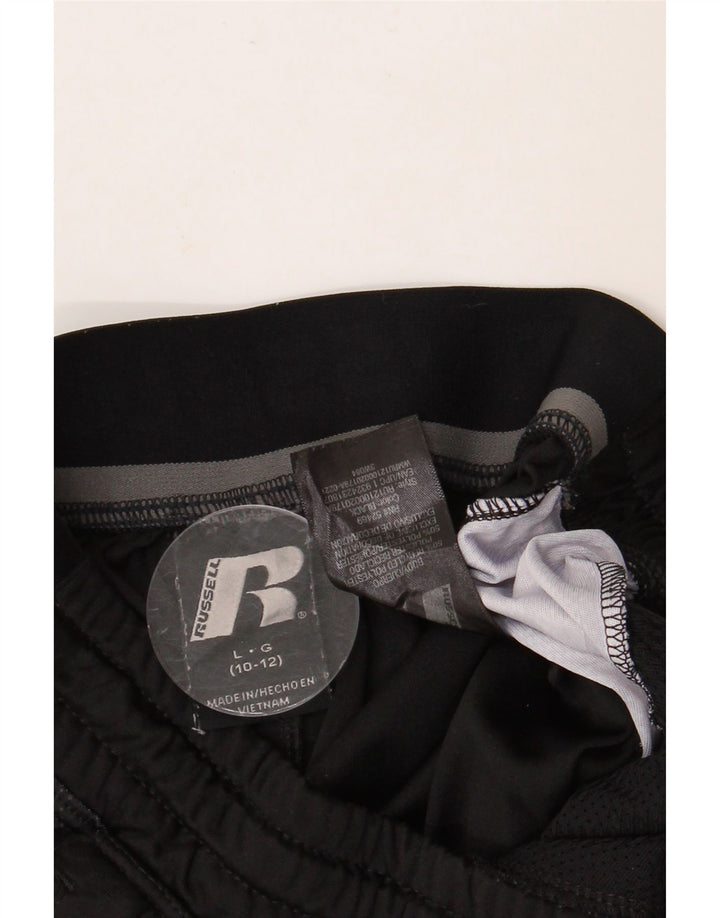 RUSSELL ATHLETIC Drenge Sportshorts 10-11 år Stor sort polyester