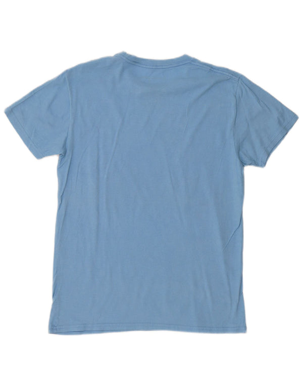 Volcom Herre Grafisk T-Shirt Top UK 14 Medium Blue Cotton