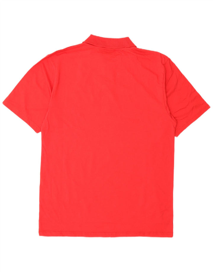 New Balance herre poloshirt stor rød bomuld