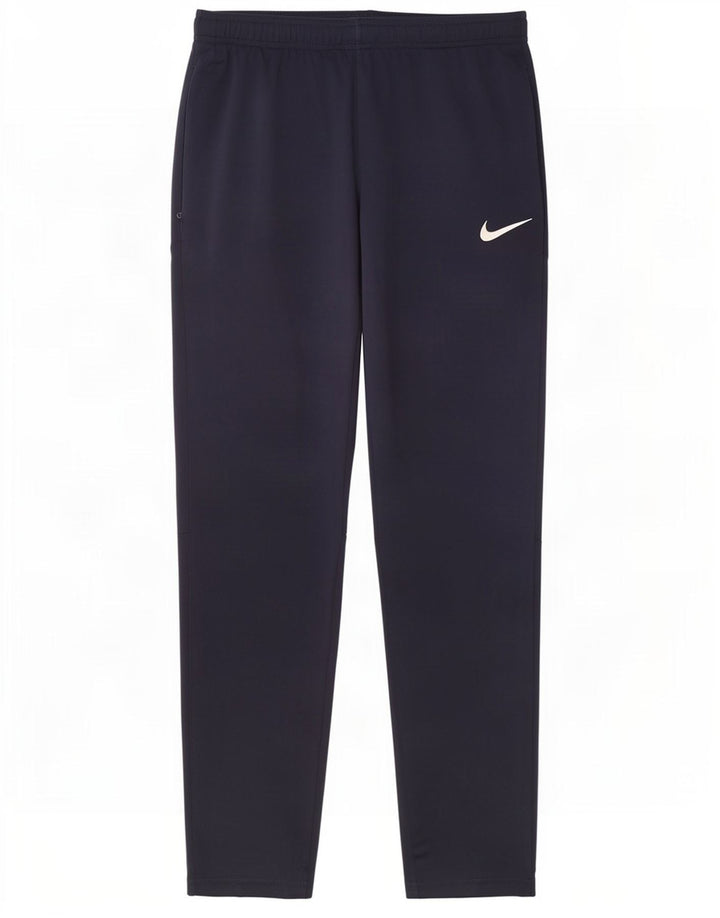 Nike Herre Dri Fit træningsdragt Bukser Large Navy Blue Polyester
