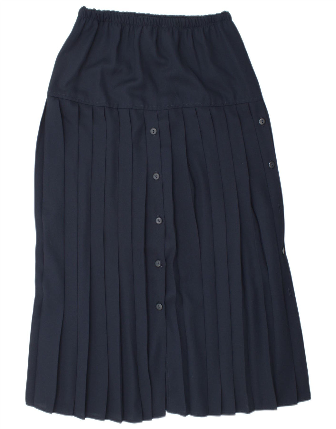BELLISSIMA Womens Pleated A-Line Skirt Medium W28  Navy Blue
