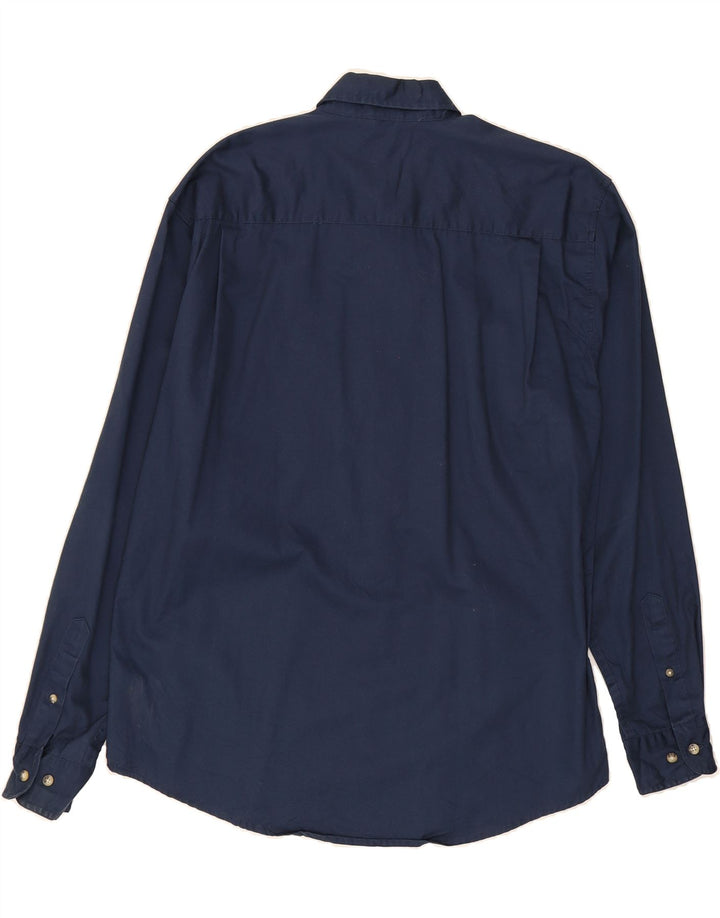 WRANGLER Mens Shirt Medium Navy Blue Cotton Vintage Wrangler and Second-Hand Wrangler from Messina Hembry 