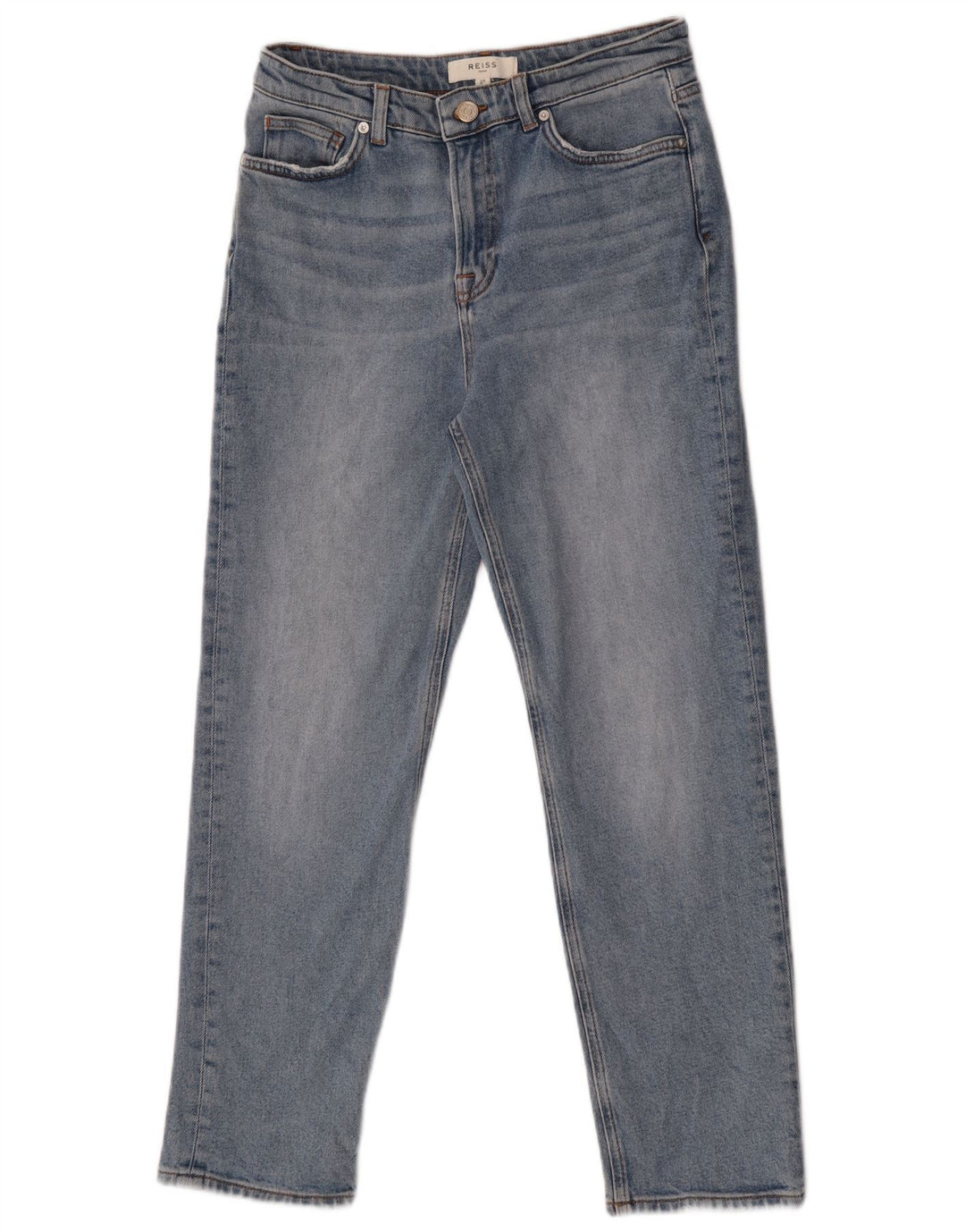 Reiss Dame Slim Jeans W28 L27 Blå Bomuld