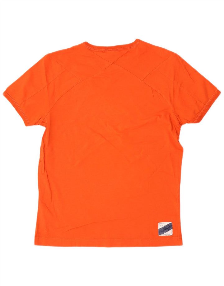 G-Star Herre grafisk T-shirt Top Medium Orange Bomuld