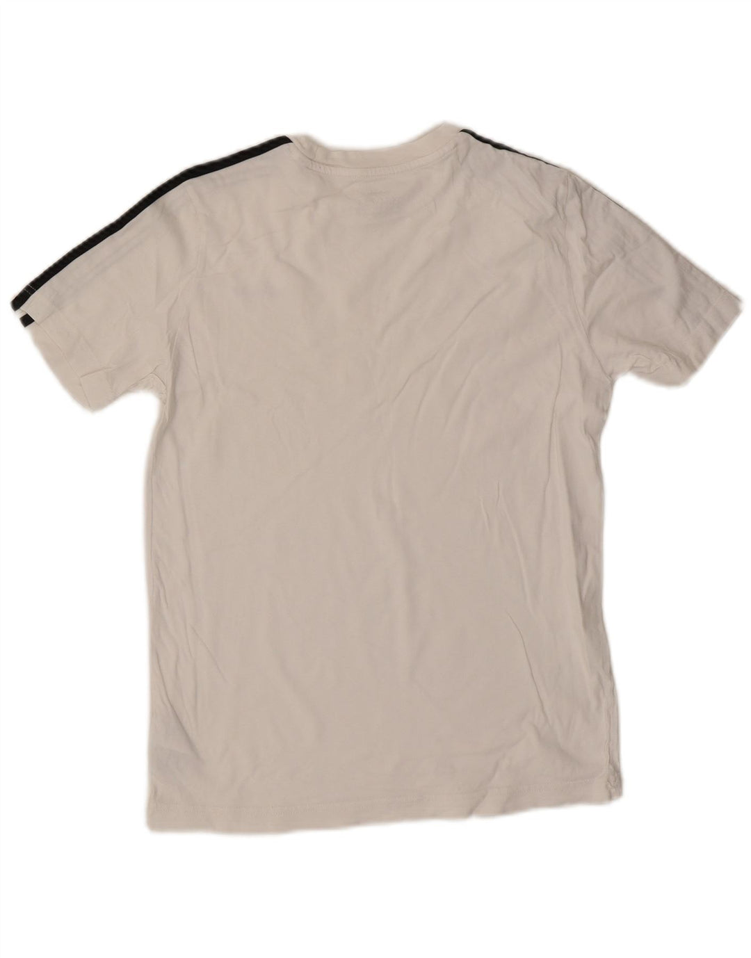 Adidas Boys T-Shirt Top 13-14 år Hvid Bomuld