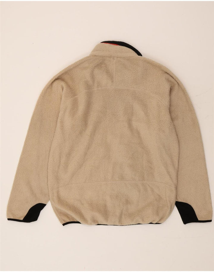 Fila Herre Fleecejakke UK 40 Stor Beige Colourblock Polyester