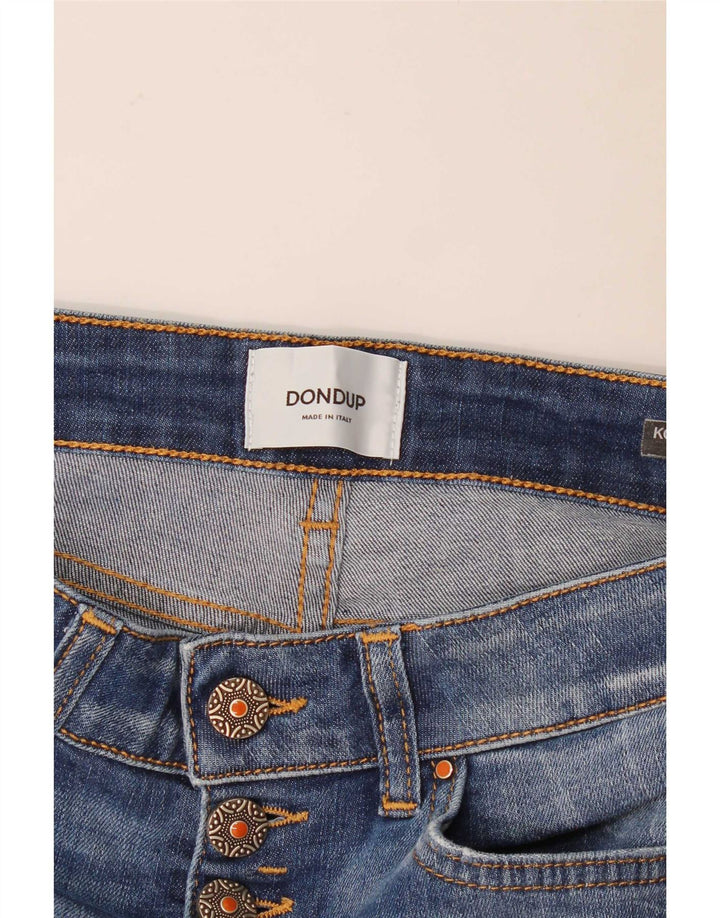 Dondup Dame Distressed Cropped Jeans W30 L25 Blå