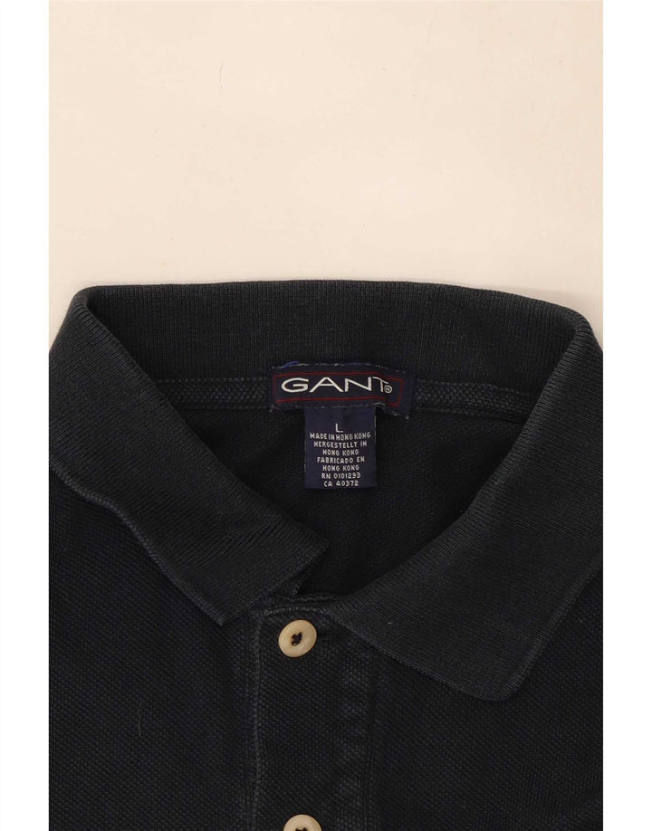 Gant herre poloshirt stor sort bomuld