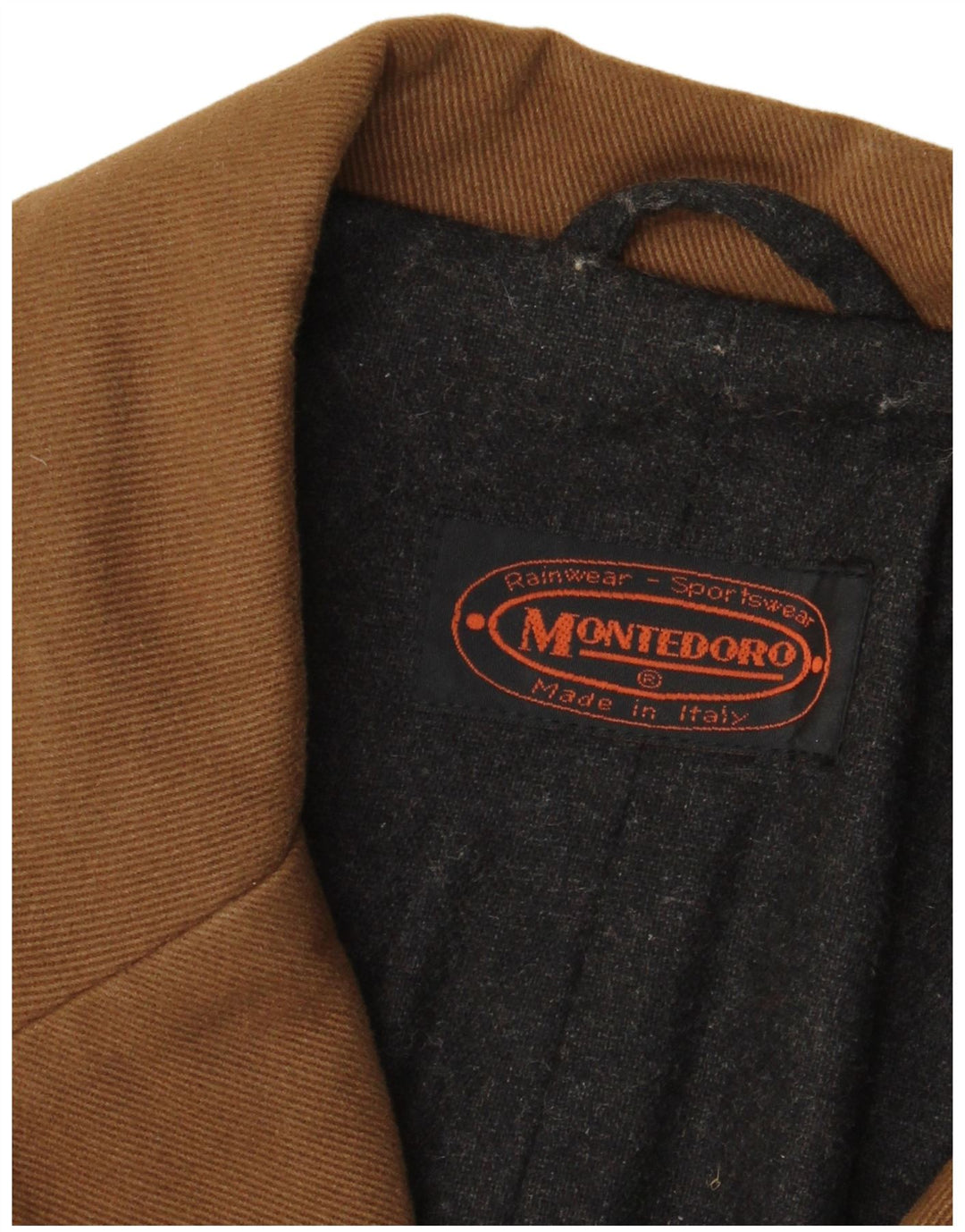 Montedoro Herre Dobbeltradet Frakke UK 42 XL Brun