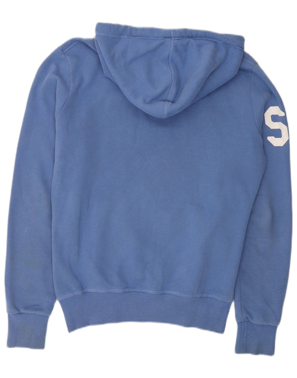 Superdry Grafisk hættetrøje til mænd mellemblå bomuld