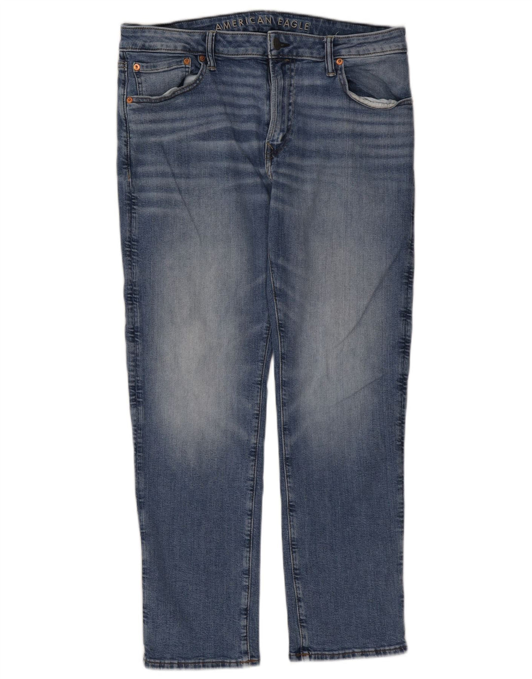 American Eagle Herre Airflex Slim Jeans W36 L30 Blå Bomuld