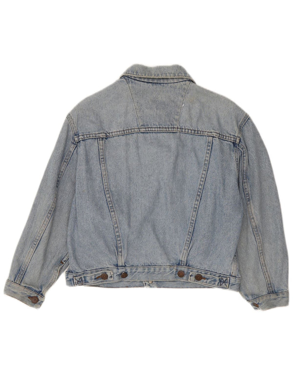 Uniform drenge denimjakke 7-8 år blå bomuld
